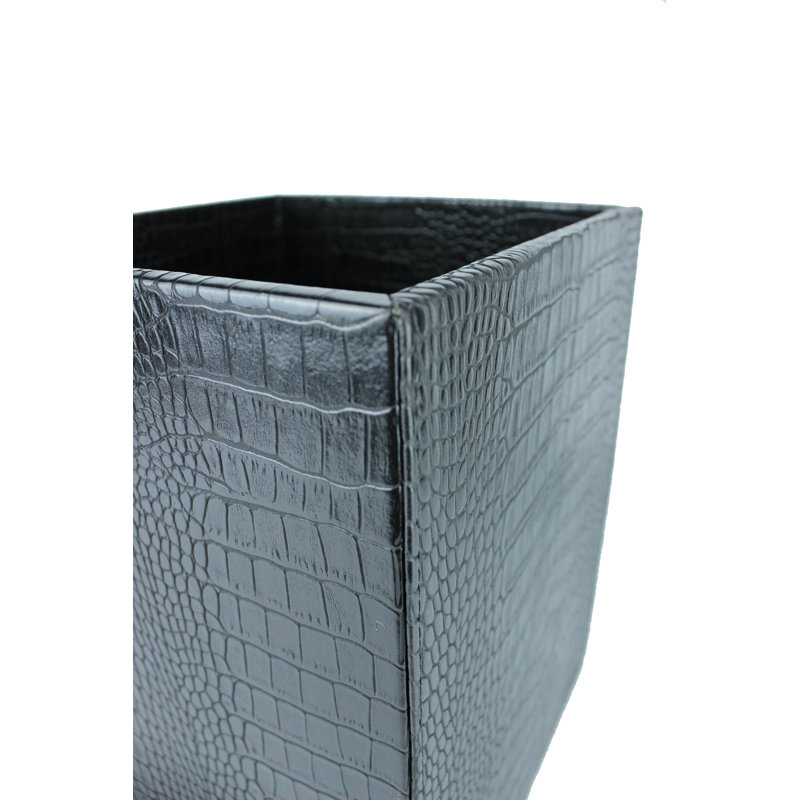 Symple Stuff Decorative Basket, Black