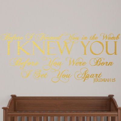 Text & Numbers Non-Wall Damaging Wall Decal