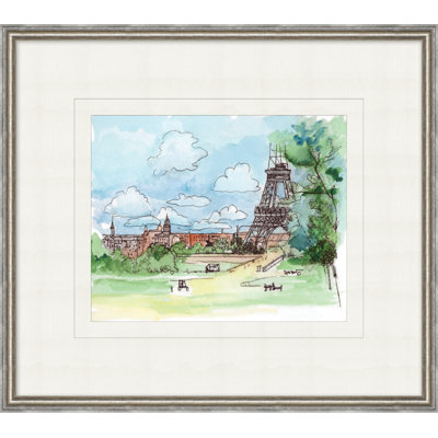 My Travels Through France " My Travels Through France 1 " Painting Print