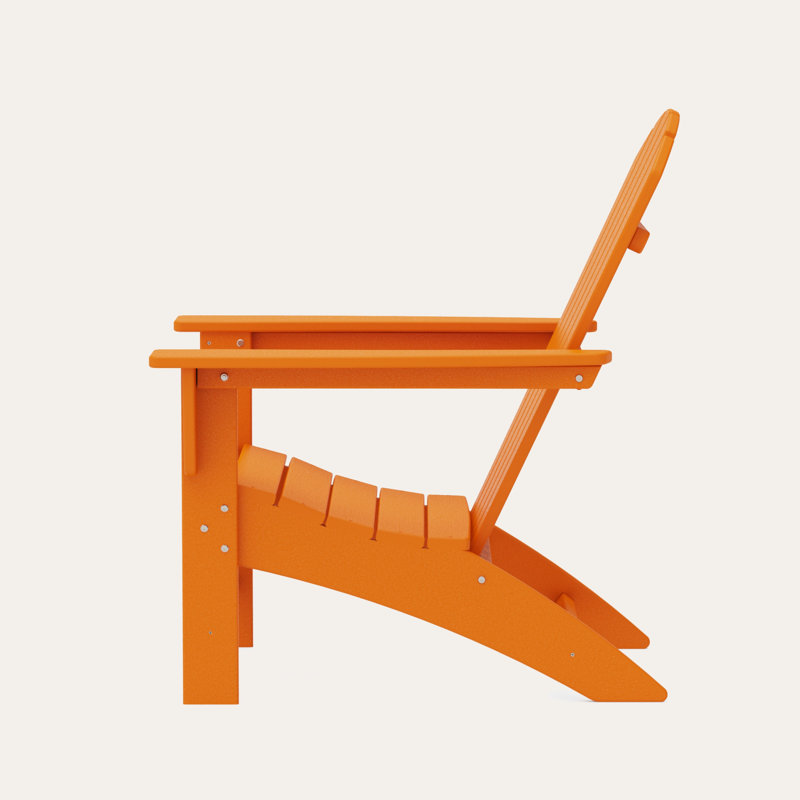 Chaise Adirondack POLYWOOD Nautical, Tangerine