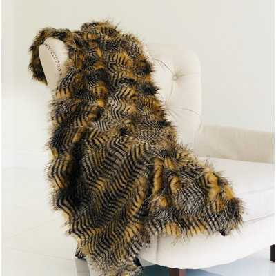 Jeté en fausse fourrure Porcupine