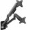 Gas Spring Articulating Arm Dual Height Adjustable 2 Screen Wall Mount