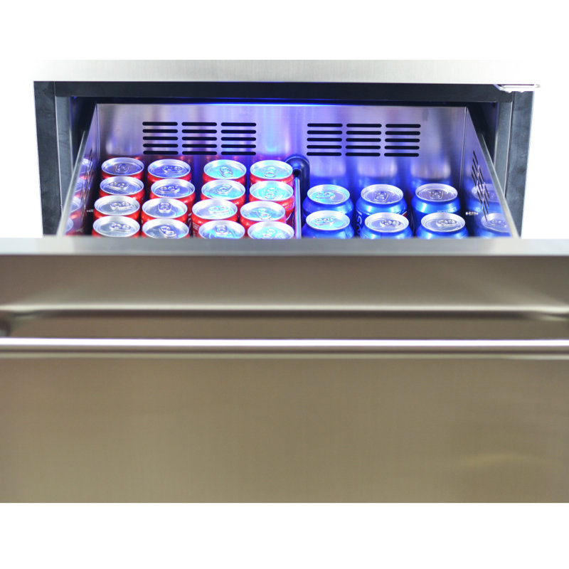 Forno 24" Stainless Steel Dual Zone Wine Cooler with Interior Lighting