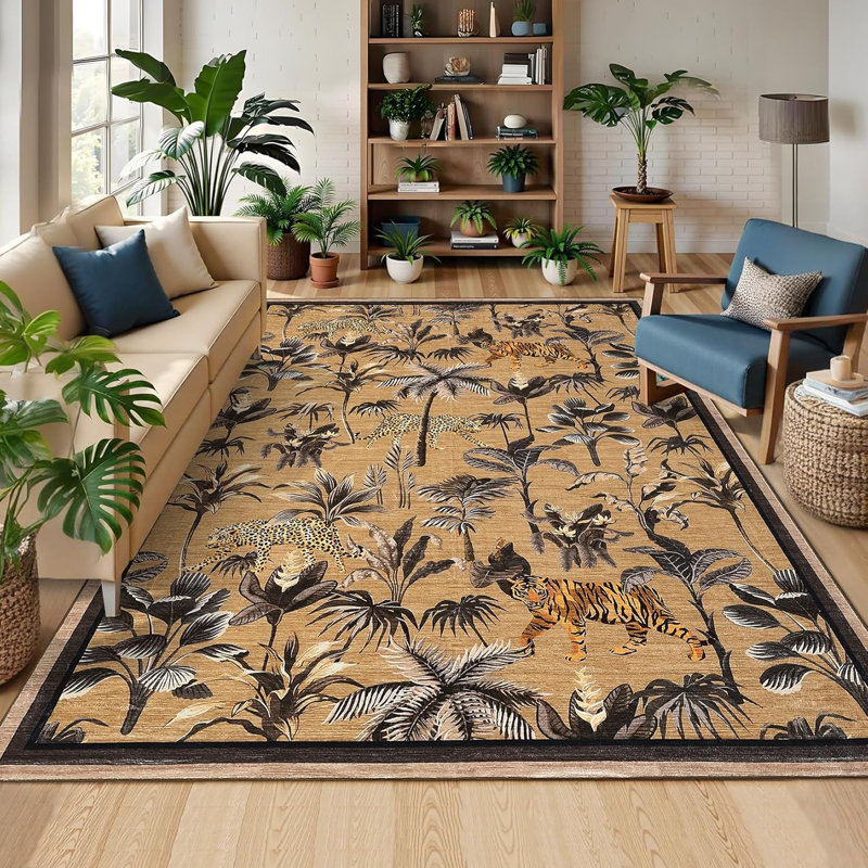 Tapis de couloir lavable Tiger, Rectangle 10 pi x 13 pi