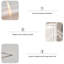 Rangement pour chaussures en alliage d'aluminium blanc