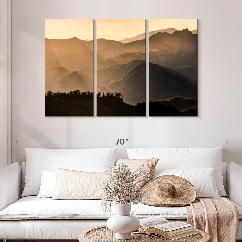 Sebbie Honduras Mountains Sunset, 32" H x 50" W
