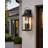 4-light Outdoor Wall Light With Matte-black Lantern & Clear Glass-971578517