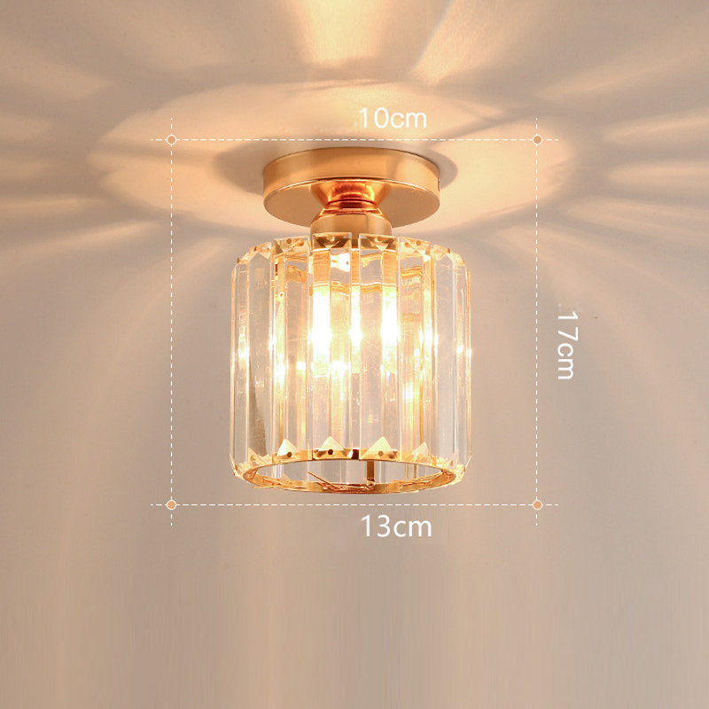 Semi Flush Mount, Gold