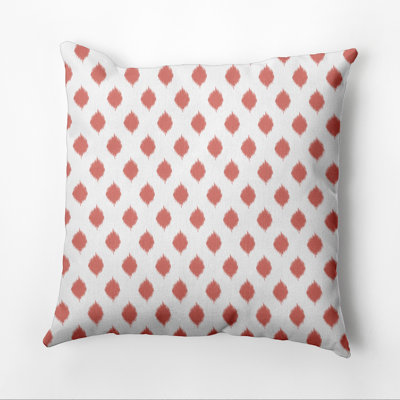 Geometric Print Outdoor Square Pillow Cover and Insert