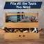 Boîte à outils en bois Kings County Tools