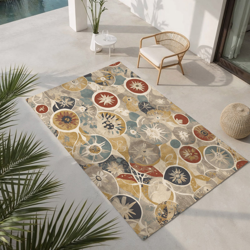 Snazzy Vibe Indoor And Outdoor Area Rug, Rectangle 9' x 12'