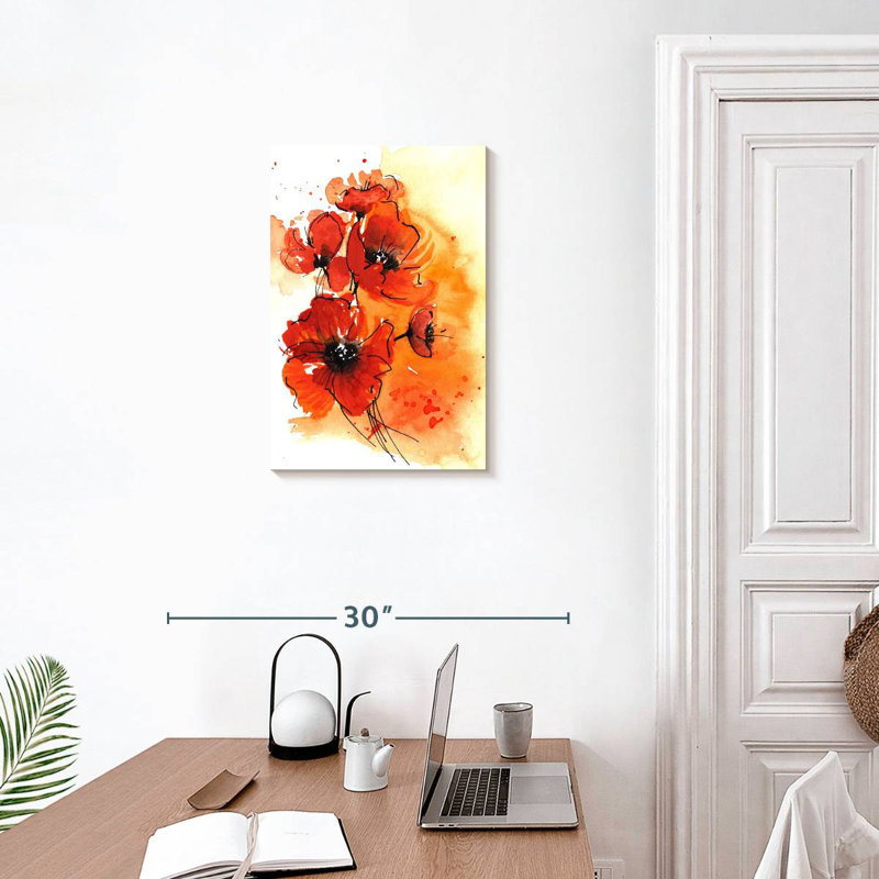 Coquelicots Harnek, H 24 po x l 16 po