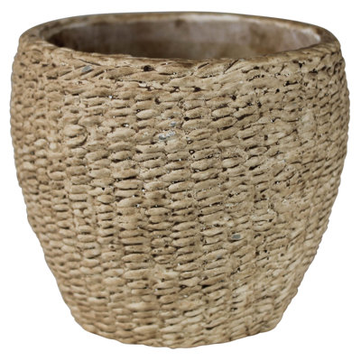 Cache pot de ciment