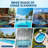 Cordless Handheld Pool Vacuum for Above Ground & Inground Pools, Rechargeable Pool Cleaner with Telescopic Pole, 20 GPM Suction for Hot Tubs & Spa
