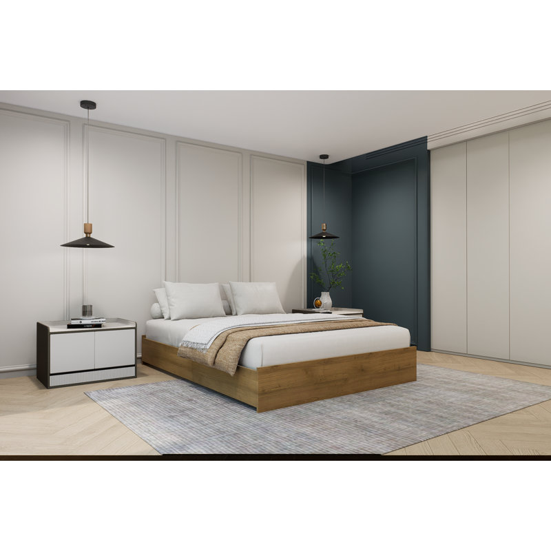 Lit plateforme Modern, Brown