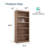 Patrick Shelves Bookcase-251369364