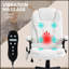 Fauteuil de direction à 6 points de massage vibrant avec chaleur et dossier haut en lin pour un confort et un soutien ultimes-270348297