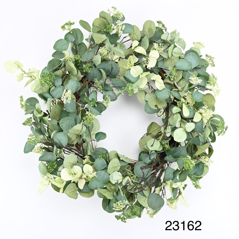 Toyei 26" Everyday Eucalyptus Berry Front Door Wreath