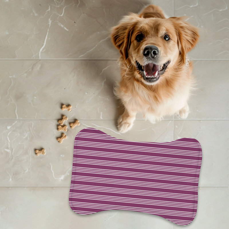 Tapis d'alimentation Magenta Lines - 1 pièce