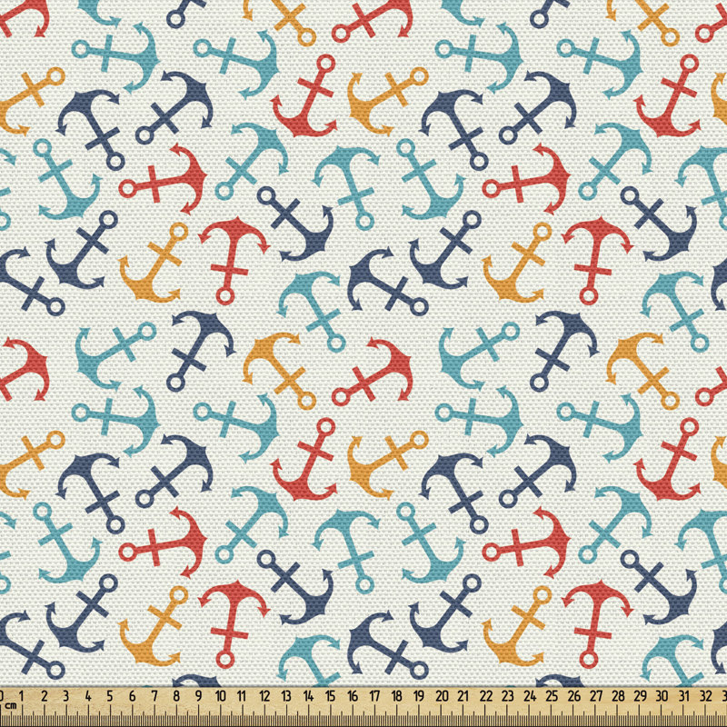 Tissu à ancre Ambesonne par The Yard, l 58 po x L 108 po