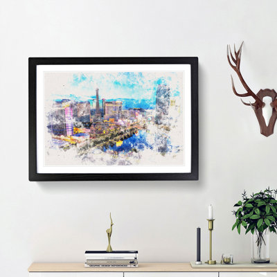 The Las Vegas Strip - Picture Frame Painting Print