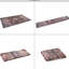 Tapis bourgogne 5 x 8 - Tapis lavable, à poils courts, ne perdant pas ses poils et pliable