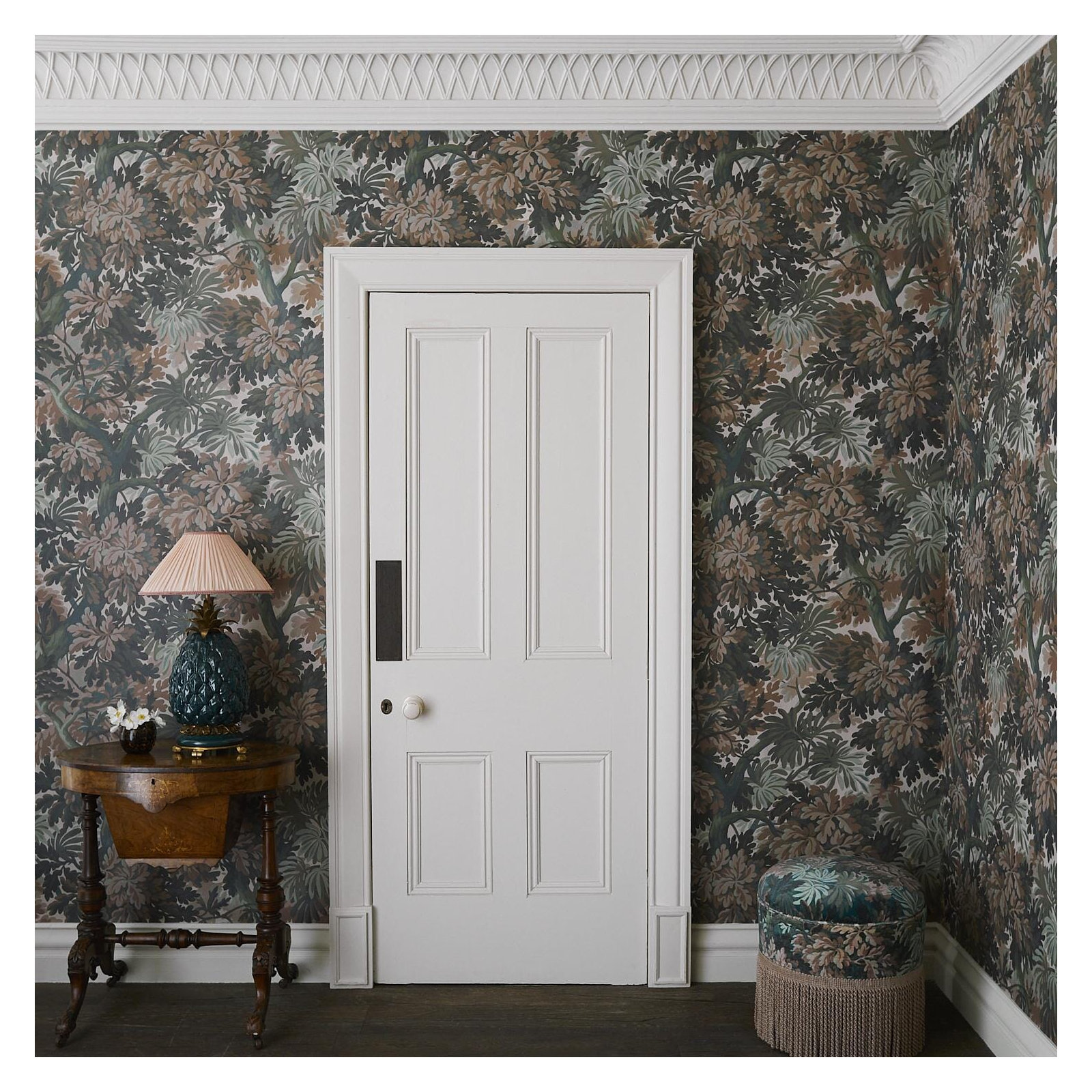Foris Magna Wallpaper, Tourmaline, 32.81' L x 26.97" W