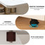 Folding Dining Table With Drawers and Cabinets-470981296