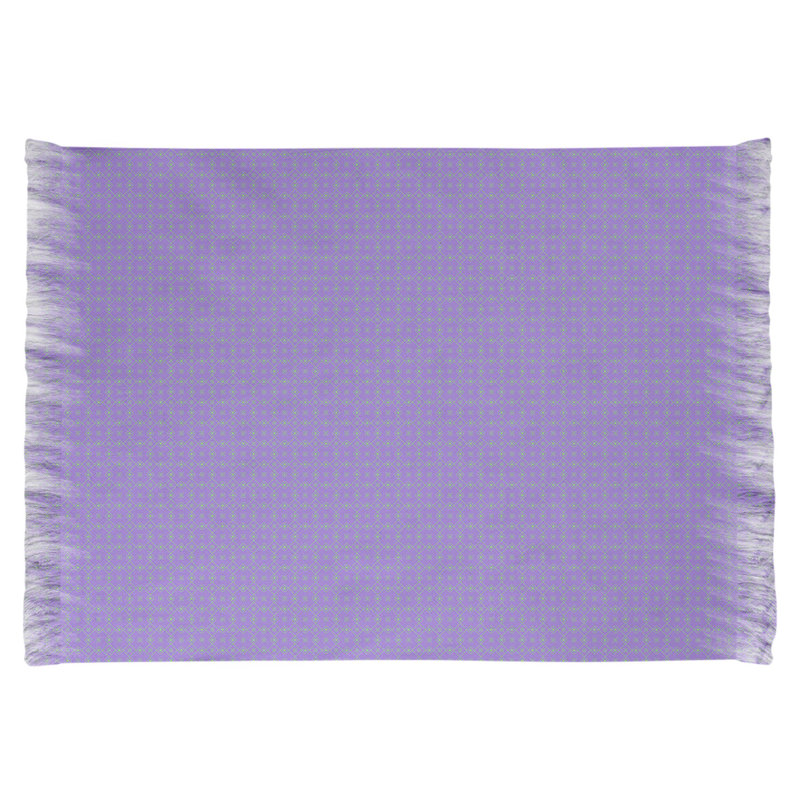 Tapis mauve à motif de napperon Mcguigan, Non