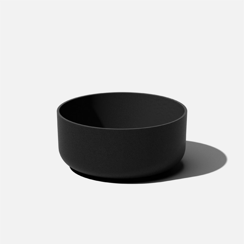 Mason Series Kona Bowl Planter, Black, 1