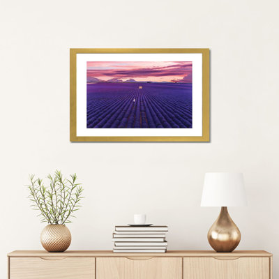 Lavande Sunset par Hobopeeba - reproduction de photo