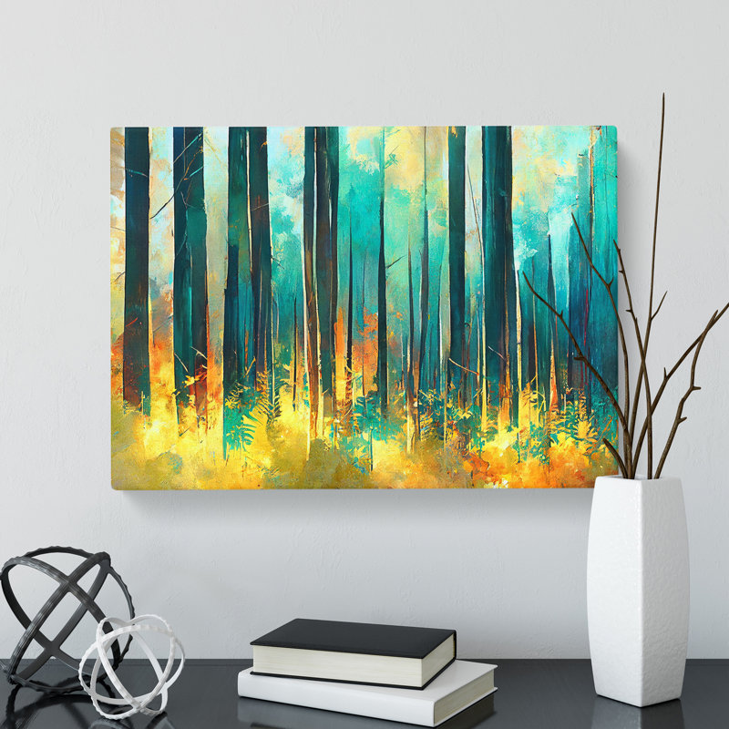 Forest Abstract Vol.1 - Wrapped Canvas