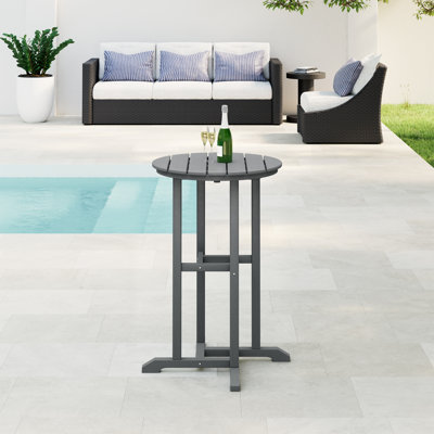Asaiah Round Outdoor Bar Table by Lark Manor