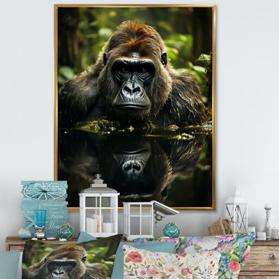 «Gorilla Serenity», photographie sur toile