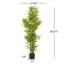 Bambou artificiel avec pot en plastique noir-1381411398-1381411419