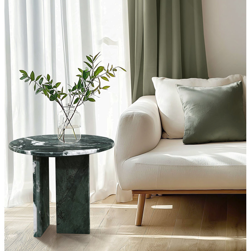 table basse en marbre, Vert