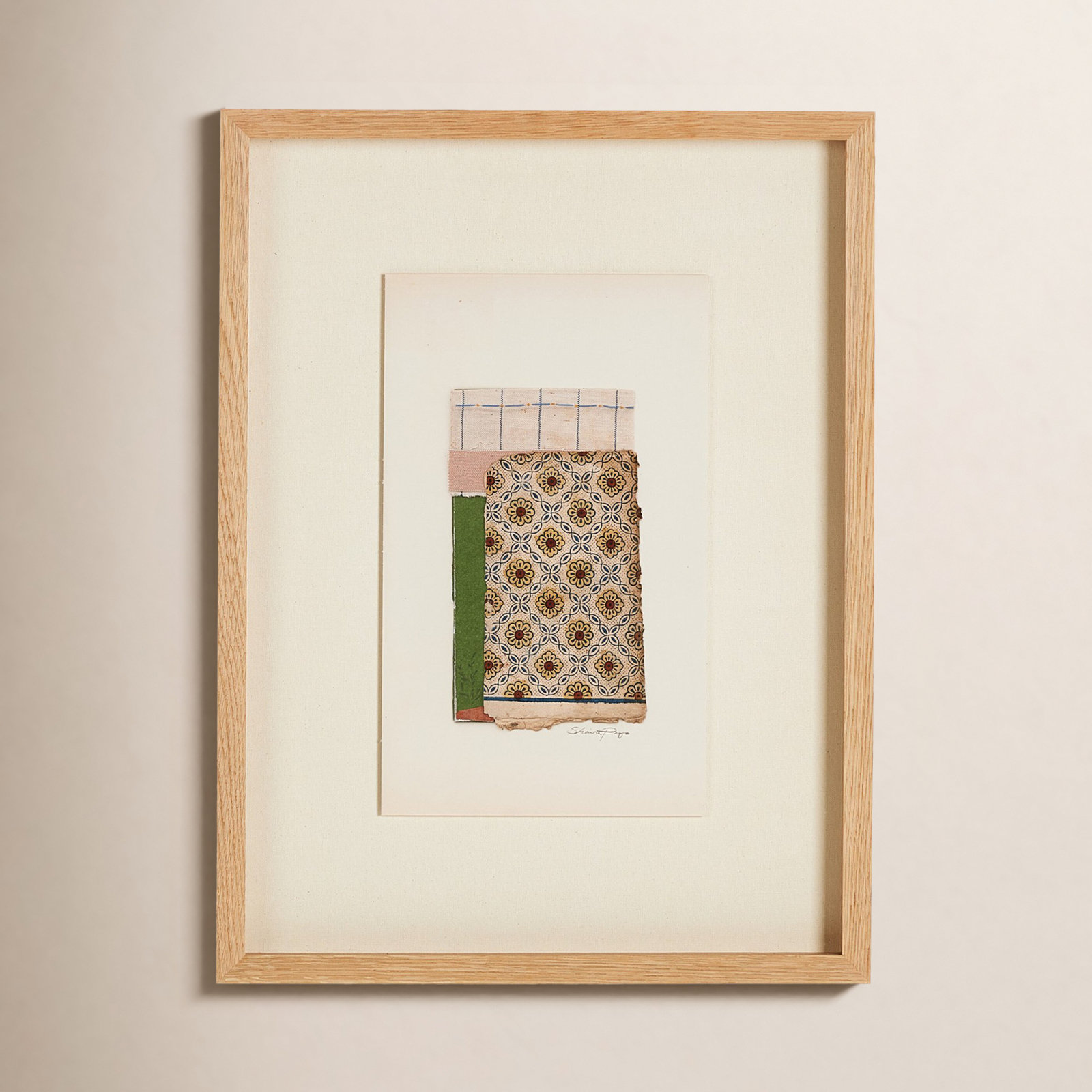 "Fleur Jaune" by Shaina Page, 32" H x 24" W x 2" D