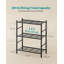 3-Tier Steel Shelving Unit, Durable Storage Rack, Easy Assembly, 40 x 30 x 77.5 cm, Black-1346255106