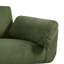 Upholstered Green Corduroy Flared Arm Convertible Sofa Bed, Folding Futon Sleeper with Adjustable Backrest-111969794