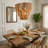 8 - Light 30"W Brown Modern 3 Tiered Drum Chandelier with Hand-Woven Rattan Shade Shade for Dining Room or Living Room-2134161191