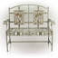 Banc de jardin en métal Rideout