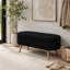 Banc de rangement avec repose-pieds ovale-1294592084