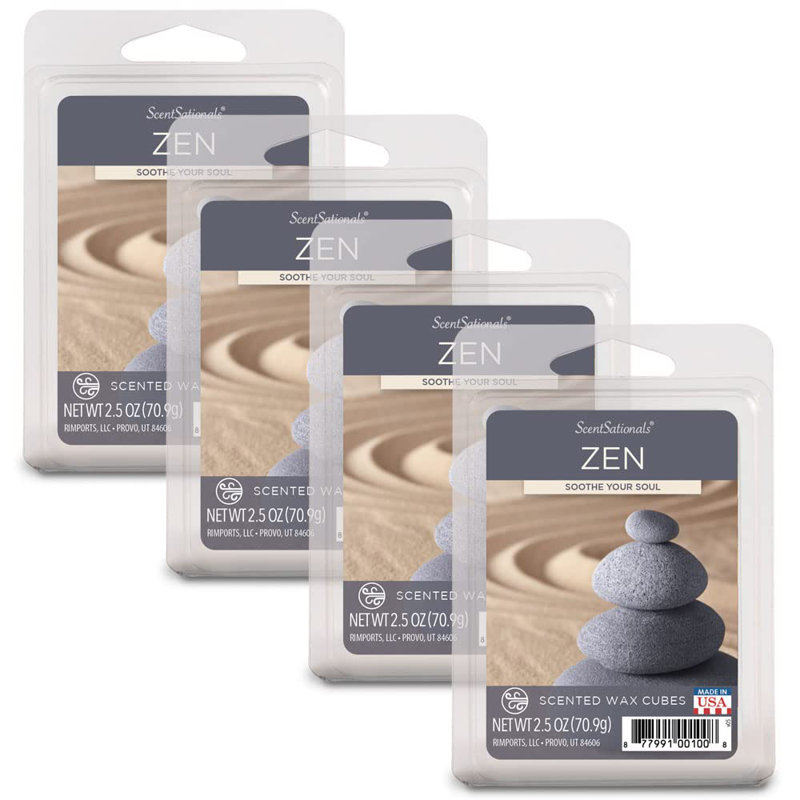 Collection de fond de cire ScentSationals 4PK, Fruité
