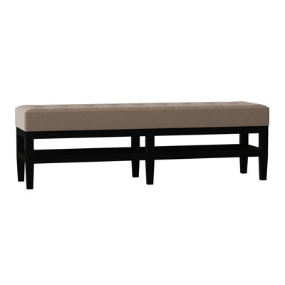 Galindo-White Upholstered Bench