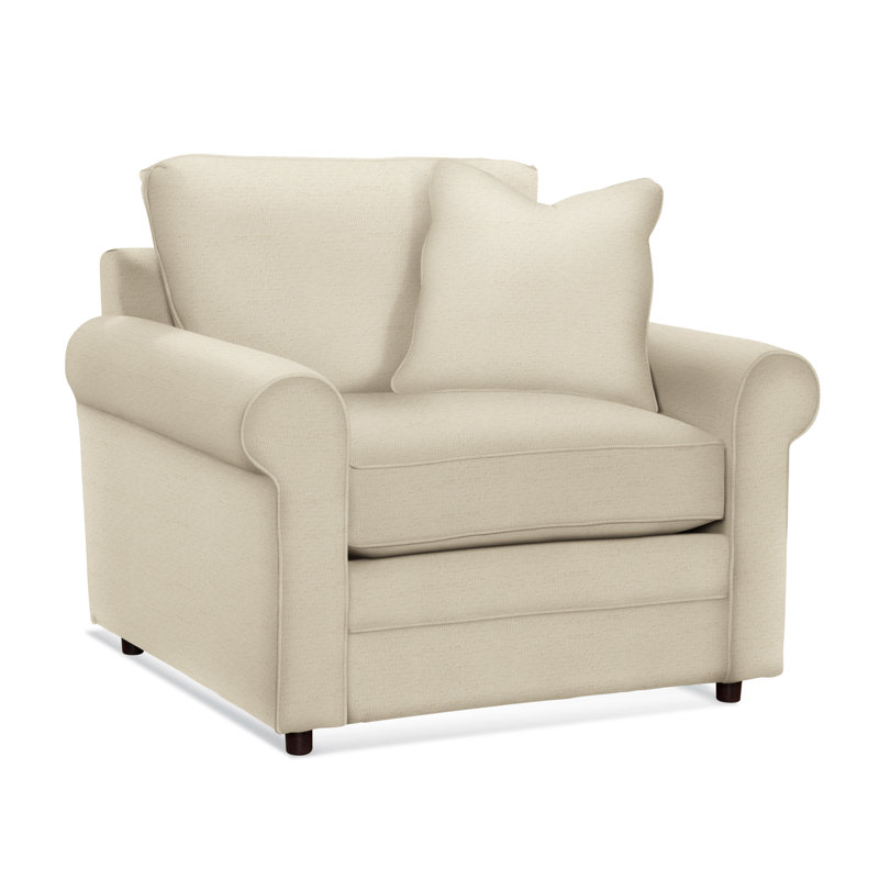 Edgeworth Chair, Ivory Crypton Performance; 0886-91