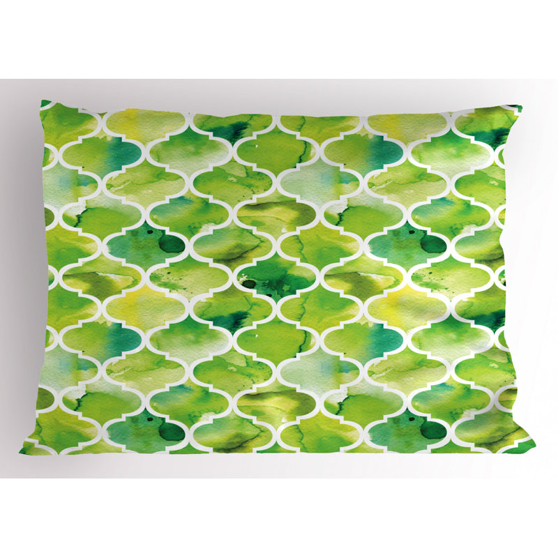 Polyester Ikat Sham Set, Twin