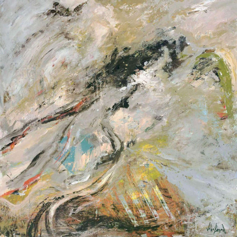 Horsehead by John Beard - Artist Enhanced Canvas Print, 48" H x 48" W x 1.5" D