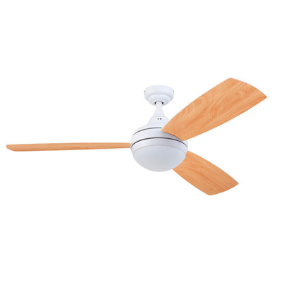 Bruening 52'' Ceiling Fan with Light Kit