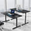 Adjustable Metal Base Computer Desk