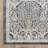 Goulart Textural Distressed Traditional Navy/ Gold Area Rug-1721368958
